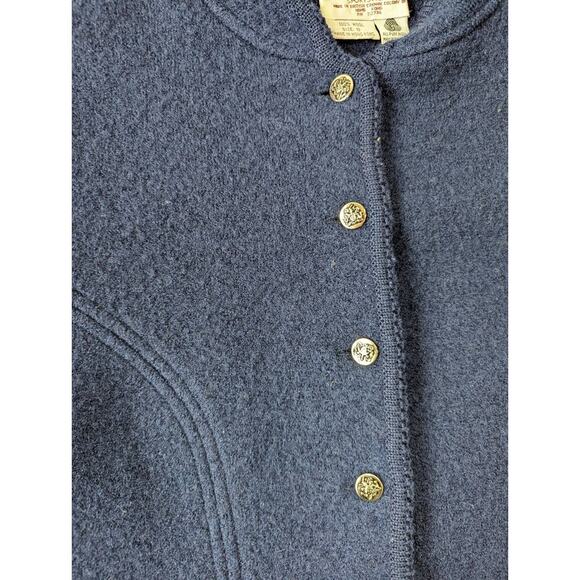 SKYR Vintage Wool Blazer Blue 10 - Picture 3 of 6